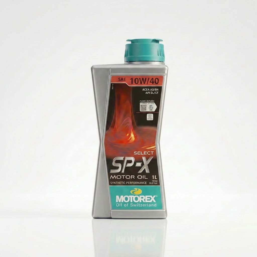 MOTOREX SELECT SP-X SAE 10W/40 10W-40, huile moteur MOTOREX disponible au Maroc, livraison Casablanca