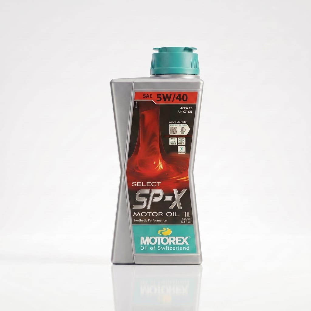 MOTOREX SELECT SP-X SAE 5W/40, lubrifiant MOTOREX disponible au Maroc